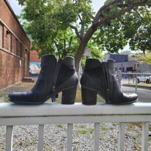Black ankle Boots Josef Siebel size 10 with small heel